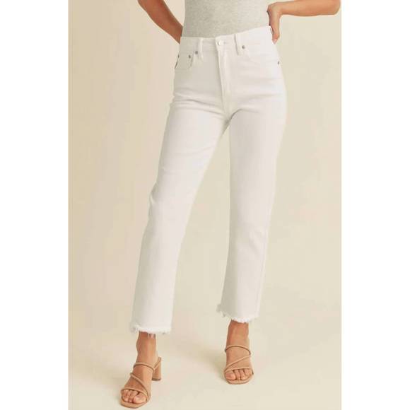 Cut Off Cropped Straight Jean (JBD) main image 0